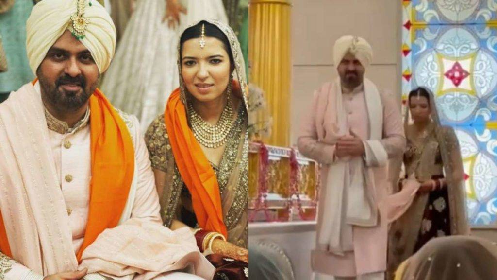 Raj Kundra Doing Bhangra At Harmeet Baweja and Sasha Ramchandani’s Wedding 1