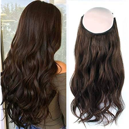 Sassina Halo Hair Extension (Brown/20-inches/120g)