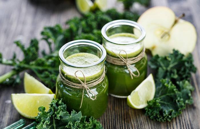 Slimming Kale And ACV Drink