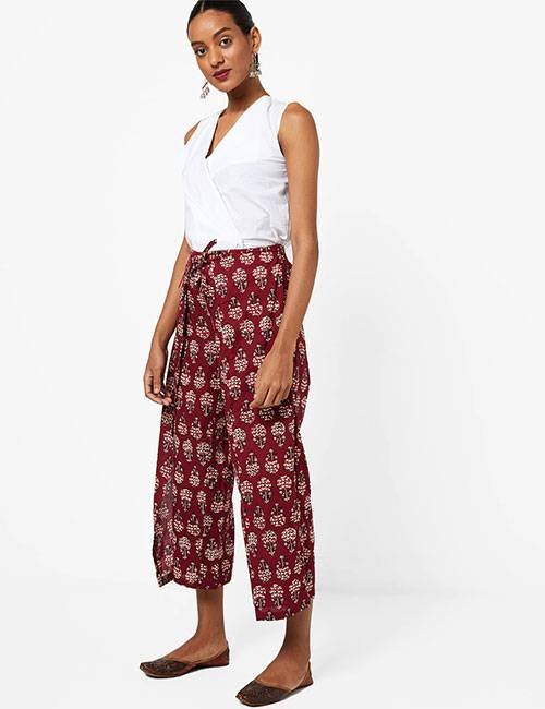 Patterned Palazzo Pants