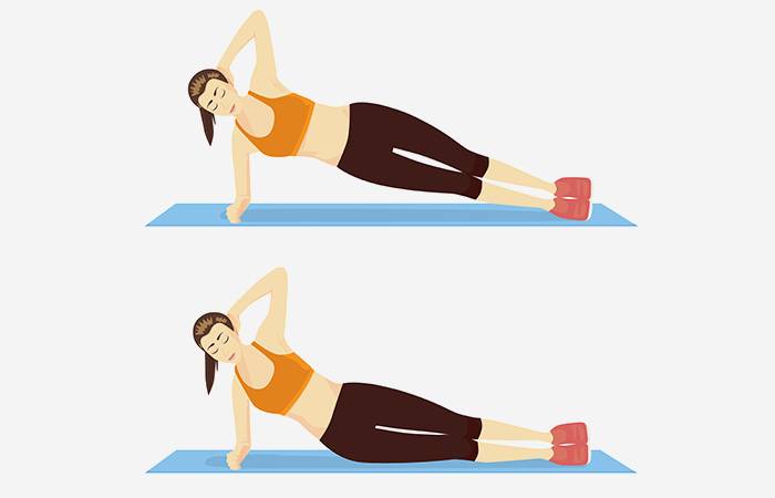 Side Plank Dips Exercise