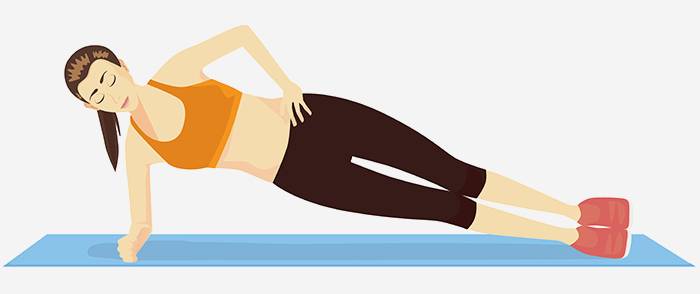Side Planks Core Strengthening Exercises