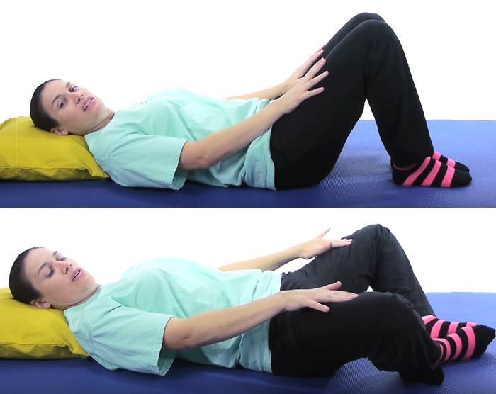 Lying Groin Stretching Exercises