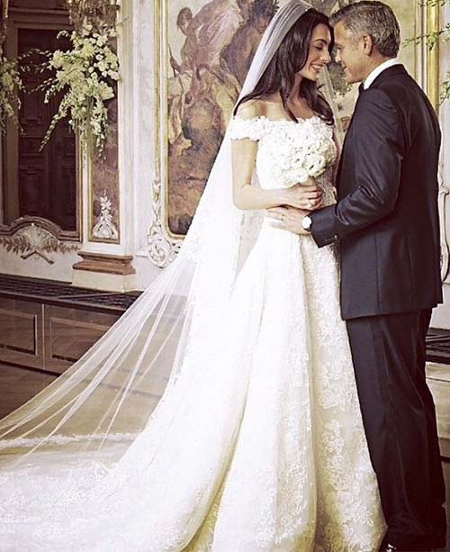Amal Clooney’s Wedding Dress – $4.6 Million