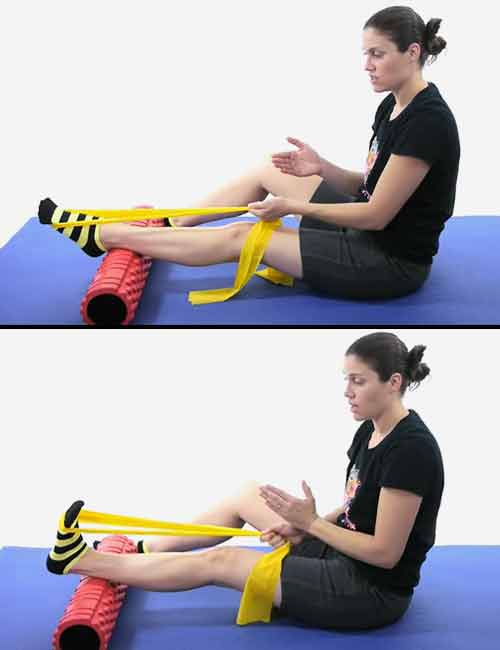 Therapy Band Ankle Flexion
