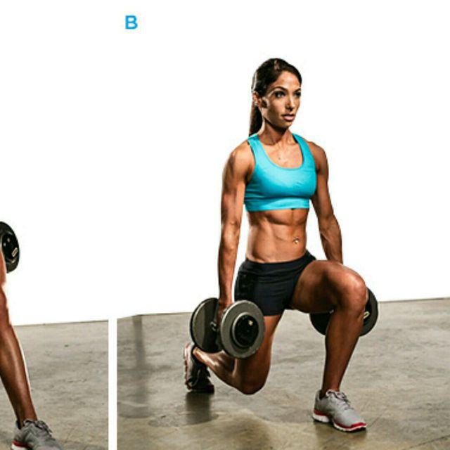 Weighted Lunges