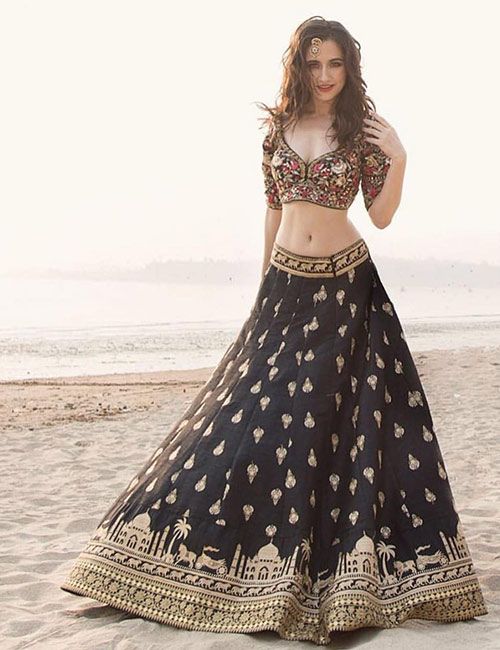 Raw Silk Couture Lehenga And Blouse
