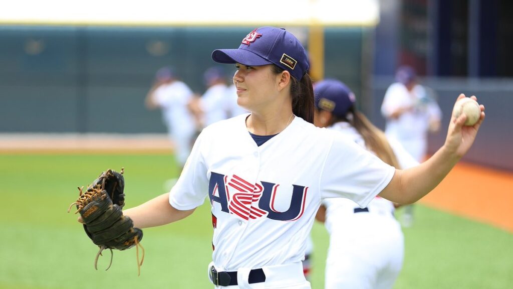 Emily Tsujikawa Is Attractive Female Baseball Player