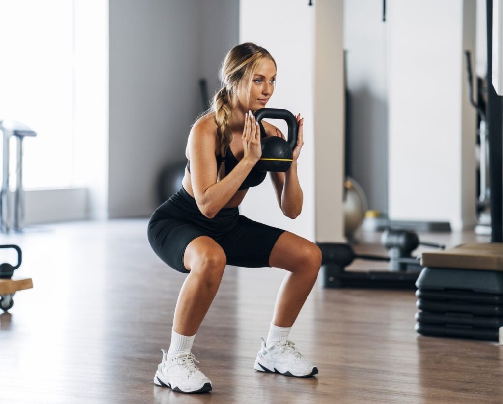 Functional Fitness Workout Squats